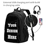 Generic Custom Backpack Large-capacity Casual Travel Laptop Bag Design Text Photo Logo Personalized Backpack,Extra Large