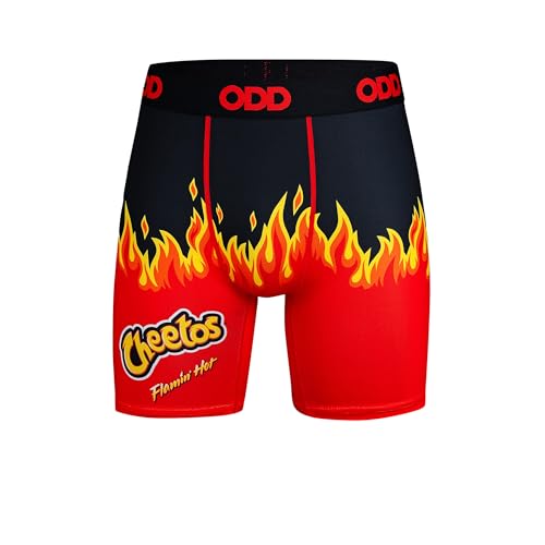 Odd Sox Cheetos Flamin Hot Fire Red Men's Boxer Briefs