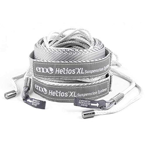 ENO, Eagles Nest Outfitters Helios XL Ultralight Hammock Straps Suspension System with Storage Bag, 300 LB Capacity, 13'5" x 1"