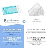 2000 Bulk Sterilization Pouches, Sterilizer Autoclave Bags for Sterilizing Cleaning Medical and Dental Instruments Tools, 10 Boxes of 200 (2.25" x 4")