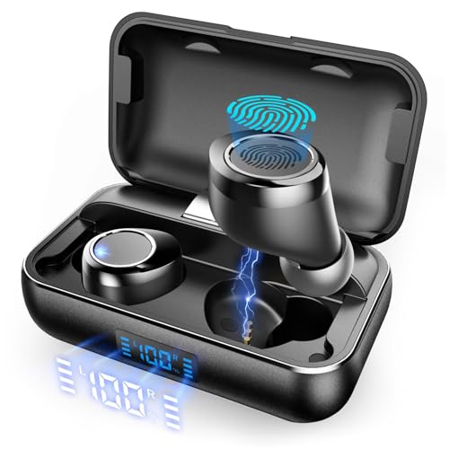 TWS Earphones Wireless Earbuds Compatible with Motorola Razr (2024,2023,2020,2019), Headphones True Stereo Headset Hands-Free Mic Charging Case