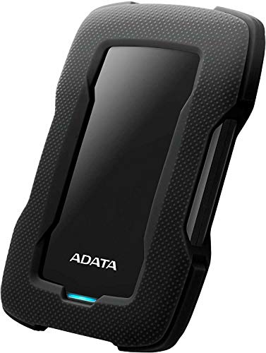 ADATA HD330 5TB USB 3.1 Shock-Resistant Extra Slim External Hard Drive Black (AHD330-5TU31-CBK)