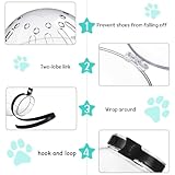 Cat Muzzle for Grooming Cat Adjustable Hood with Paw Covers, Kitten Breathable Anti Bite Muzzles Anti Scratch Boots Silicone Pussy Shoes Boots Kitten Paw Protector for Pet Bathing Shaving(Large)