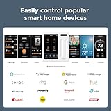 Brilliant Smart Home Control (Plug-In Panel) — Alexa Built-In & Compatible with Ring, Sonos, Hue, Google Nest, Wemo, SmartThings, Apple HomeKit — In-Wall Touchscreen Control for Lights, Music, & More