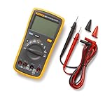 Fluke 15B+ Digital Multimeter, for Electrical Applications, Measures AC/DC Voltage and Current Measurements up to 1000V and 10A, Along with Resistance, Continuity, Diode, and Capacitance Capabilities