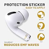 EMF Protection Sticker For AirPods Pro,The Only Real Scientifically Backed Patented Lab-Tested 5G-Shield EMF Reduction Sticker, USA Made,Protect Yourself & Loved Ones,WaveBlock AirPods Pro 2nd/3rd/4th