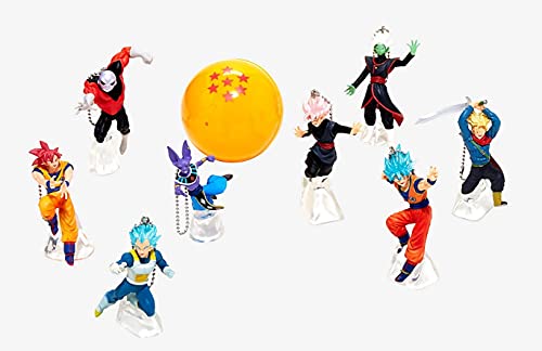 Dragon Ball Super Series Collector Keychain | Surprise Blind Gacha Ball Contains 1 Mystery Figure