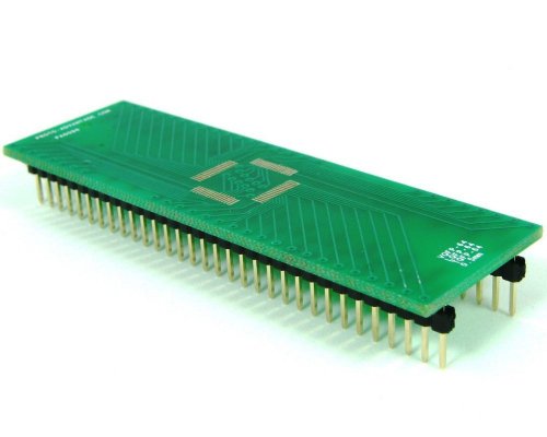 Proto-Advantage PA0096 VQFP-64/LQFP-64/TQFP-64 to DIP-64 SMT Adapter (0.5 mm Pitch, 10 x 10 mm Body)