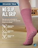 Diabetic Socks for Women and Men - 4 Pairs Non Binding Socks for Women | Non Slip Socks Mens | Gripper Socks for Men