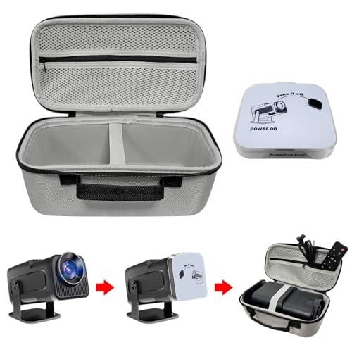 DUPULEE HY320 Projector Carrying Case and Lens Cap,Hard Travel Storage Bag Compatible with Magcubic HY320 Projector(Only Carrying Case + Lens Cap)， HY320 Accessories