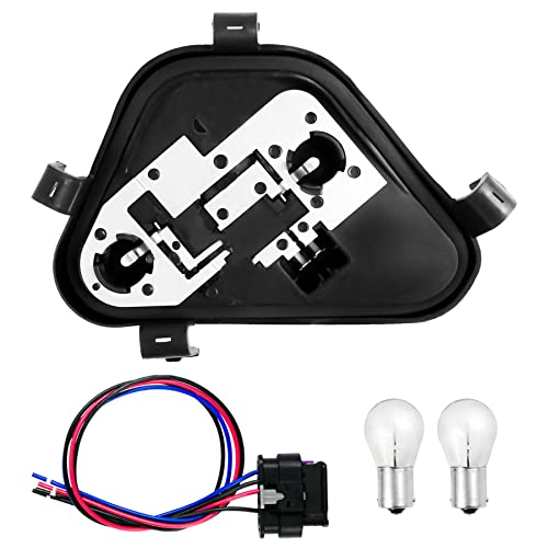 Tail Light Bulb Socket Assembly with Plug Connector and 2 Bulbs Fits for BMW 3-Series 320i 328i 335i M3 Replace 63217313043 Rear Left Driver Side