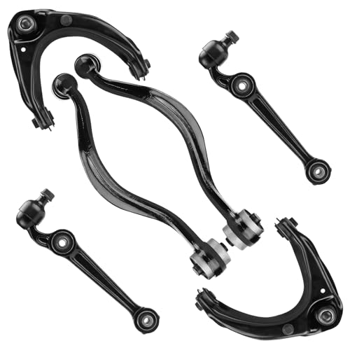 Front Rearward Forward Lower&Upper Control Arms w/Ball Joints for 2007-2012 Ford Fusion Lincoln MKZ Mercury Milan (6pc)