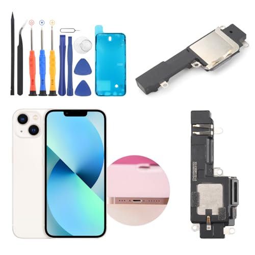 YWLRONG for iPhone 13 Loud Speaker Replacement for iPhone 13 Loudspeaker A2633 A2482 Ringer Speaker Buzzer Assembly withTools
