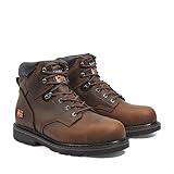 Timberland PRO Men's Pit Boss 6 Inch Steel Safety Toe Industrial Work Boot, Brown-2024 New, 10