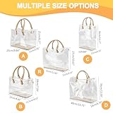 tusoo Clear TPU DIY Tote Bag Handbag Making Kit Handmade Gift Bags for Women, Handbag Tool Set Birthday Holiday Bag Making Kit (C)