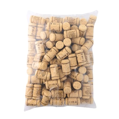 FastRack Bag of 100, #8 Premium Straight Corks for Wine Bottles - 1.73" x 0.87" (44 mm x 22 mm) - Beige, Wine Bottle Cork Stoppers, Replacement Corks for Liquor Bottles