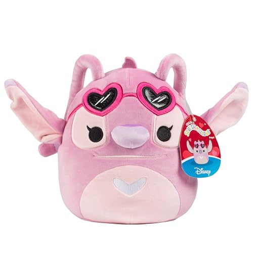 Squishmallows Original 8-Inch Angel - Lilo & Stitch - Official Jazwares Plush - Collectible Soft & Squishy Disney Stuffed Animal Toy - Add to Your Squad - Gift for Kids, Girls & Boys
