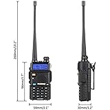 BAOFENG UV-5R Ham Radio Handheld Two Way Radio Long Range Walkie Talkies for Agriculture, Churches, Golf Course, Racing, Security, Warehouse (Black, 20 Pack)