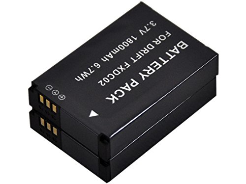 BTBAI 2X Battery for Drift 72-011-00 FXDC02 CFXDC02 HD Ghost Ghost-S HD720 Camera s1a