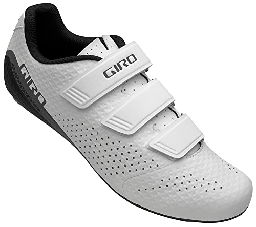 Giro Stylus Mens Road Cycling Shoes - White (2022), 43
