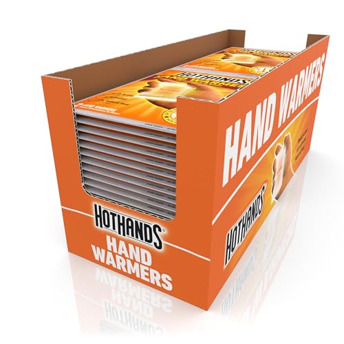 HotHands Hand Warmers - Long Lasting Natural Odorless Air Activated Warmers - Up to 10 Hours of Heat - 40 Pair