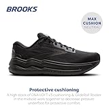 Brooks Women’s Ghost Max 2 Neutral Running & Walking Shoe - Black/Black/Ebony - 8.5 Medium