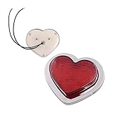 jdm 2PCS Red Heart Shaped Side Marker/Accessory/LED Light/Turn Signal