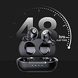 Hikapa X9 Wireless Earbuds Bluetooth 5.3 Headphones Waterproof Stereo Earphones in Ear Touch Control with Microphone Headset with Deep Bass for Sport, Gaming and Running(Black)