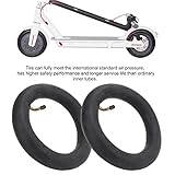 QANYEGN 2 Packs 8 1/2x2 Curved Inner Tube Tire Tool, Inflatable Spare Tire, Thickened and Reinforced Inner Tube for M365 Electric Scooter, Easy to Inflate and