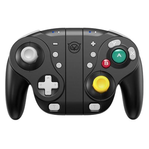 NYXI Wizard Gamecube Switch Controller for Switch/Switch OLED, Wireless Gamecube Controller with Hall Effect Joystick, Programmable, Mechanical Trigger, 6-Axis Gyro, Turbo & Vibration