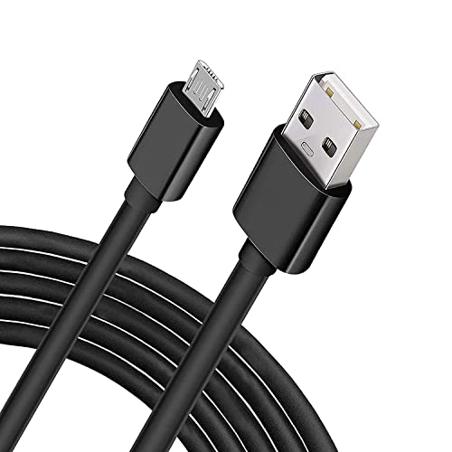 DIGITMON 6FT Black Micro Speaker Replacement Premium USB Cable for Jlab Audio Crasher Mini