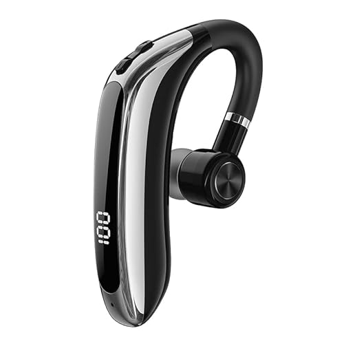 Bluetooth Headset Wireless Bluetooth Earpiece 20H Talking Time Bluetooth Headset for Cell Phones Noise Cancelling Mic Hands-Free Calls Wireless Headset for Cell Phone Driver Home Office Work Trucker