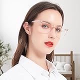 WEMOOTANTS 4 Packs Large Pink Reading Glasses 2.0 for Women with Clear Blue Light Blocking Readers Lens 1.0 1.25 1.5 1.75 2.00 2.25 2.5 2.75 3.0 3.5 4.0 5.0 6.0