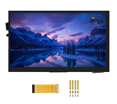 Waveshare 5 Inch Touch Screen for Raspberry Pi DSI LCD Screen Monitor 800×480 Display for Raspberry Pi 4B 3B+ 3A+ 3B 2B B+ A+ CM3/3+ Compatible with Raspbian Ubuntu Kali WIN10 IoT RetroPie