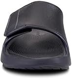 OOFOS OOahh Recovery Slide - Unisex (Sport Flex Black, US Footwear Size System, Adult, Women, Numeric, Medium, 11)