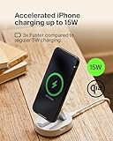 Belkin Convertible Magnetic Charging Stand 15W - MagSafe-Compatible Fast Qi2 Charger, iPhone Charger for Apple iPhone 16, 16 Plus, 16 Pro, 16 Pro Max, iPhone 15 & 14, Apple Airpods Pro, & More - White