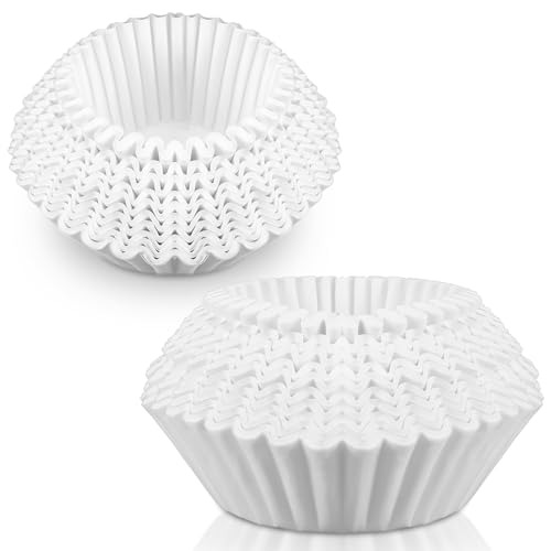 AmazingSpark 500 Pcs Extra Large Coffee Filters Disposable White Commercial Paper Filters for Coffee Brewing, Restaurants, Large Brewers, No Overflow, No Tearing(15in X 5-1/2in)