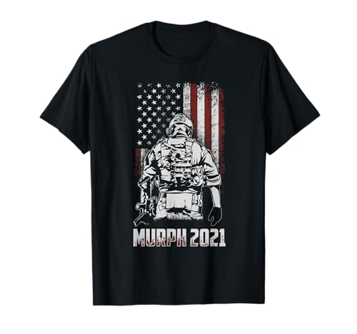 Murph 2021 Challenge Workout Program Fitness Patriotic Gift Women Men T-Shirt