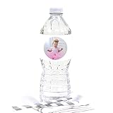 Andaz Press Photo Personalized Favors Personalized Water Bottle Labels Custom Photo 20-Pack Personalized Stickers for Water Bottles Custom Water Bottle Stickers Photo Water Bottle Custom Stickers