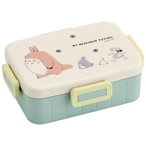 Skater My Neighbor Totoro Bento Lunch Box (21.98oz) Cute Lunch Carrier with Secure 4-Point Locking Lid - Authentic Japanese Design - Durable, Microwave and Dishwasher Safe - Marching Totoro