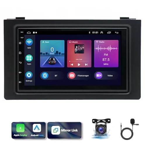 7 Inch 13 Android Car Stereo for Saab 9-3 93 2007-2011 Radio Touch Screen Car Radio GPS Navigation Multimedia MP5 Player Support AHD Camera Carplay/Android Auto 2+32G(7 inch)