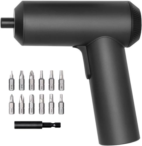 Xiaomi Electric Precision Screwdriver Set - MI 3.6V Cordless Power Small Screwdriver Kit with Portable Case 12 Steel Bits, USB-C Rechargable Mini Repair Tools for Electronics, Tablets, Laptop, Macbook