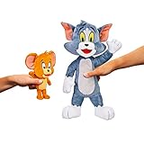 Tom & Jerry Plush Bundle: 12"" Tom & 5"" Jerry, Multicolor, For Ages 3+