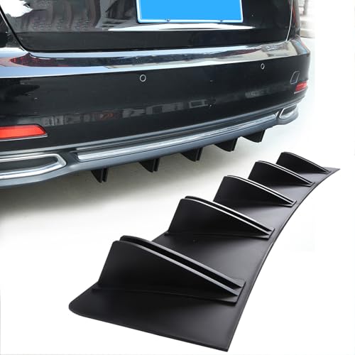 ETFGSVHIMB Car Fin Rear Diffuser Spoiler Lip Splitter Fins for Mazda 3 Sedan 2003 2004 2005 2006 2007 2008 2009 2010 2011 2012 2013 2014, Car Styling Accessories Car Accessories,Carbon Fibre