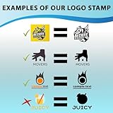 Choose Size - Logo Stamp | Custom Stamp | Personalized Business Stamp | Business Logo Stamp | Business Logo Personalized Stamp or Image Small Large Medium Round Custom Stamps Self Inking