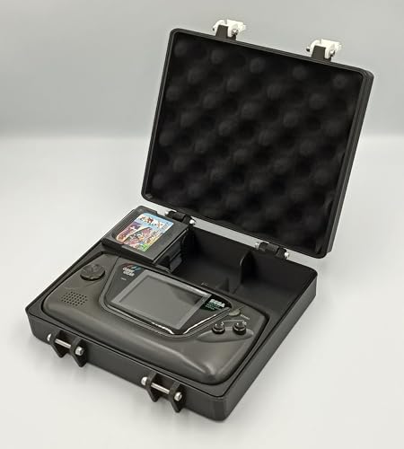 Rugged Protective Carrying Case for Sega Game Gear & Cartridges - Holds 12 Games