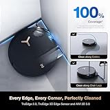 ECOVACS DEEBOT X8 PRO OMNI Robot Vacuum and Mop, 18000Pa, OZMO ROLLER Instant Self-Washing Mopping, 167℉ Hot Water Mop Washing, Auto Cleaning Solution Adding, Hot Air-Drying, Self-Emptying, Black