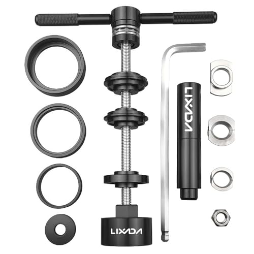 Lixada Bike Bottom Bracket Install Removal Tool Kit Bike Bottom Bracket Tool Professional Bike Bottom Bracket Remover Tool for BB86/BB30/BB91/BB92/PF30