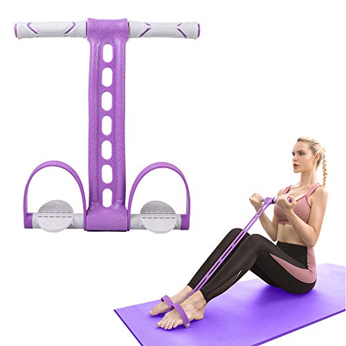 Pedal Puller Resistance Rope Multifunction Tension Rope Fitness Sit-up Exercise Equipment at Home Gym for Stirrup Arm Abs Workout Equipment Leg Stretching Equipment