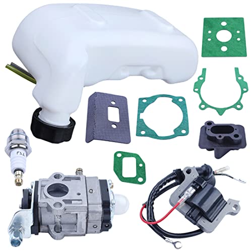 Mtanlo Carburetor Kit For 43CC 52CC 47CC 40-5 CG430 CG520 1E40F-5 40F-5 TL43 Gas Engine Brushcutter Trimmer